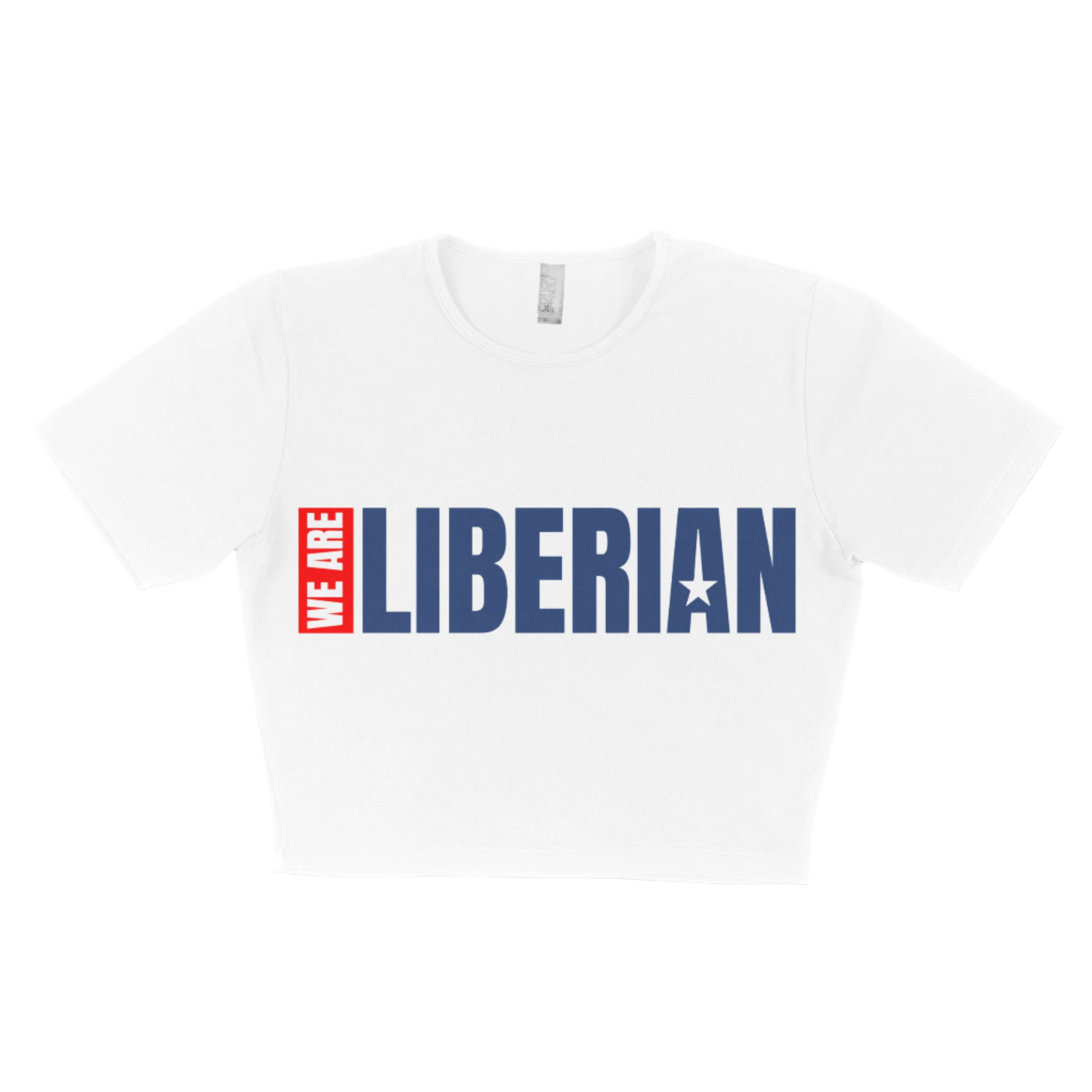 We Are Liberian – Logo Crop Top